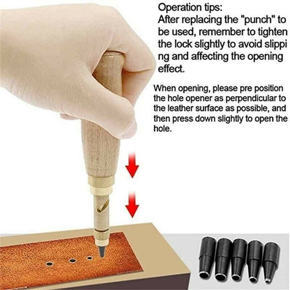 Buy 2 Free 1-50% OFF DIY Leather Punch Rotary Punch