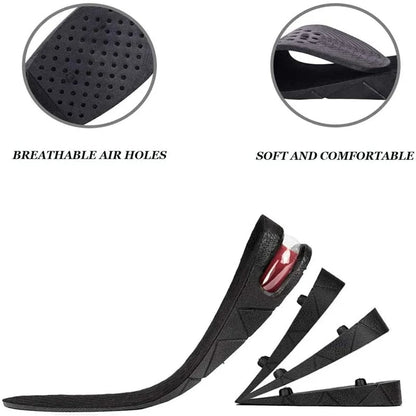 Removable Invisible Air Height Enhancement Insoles - Buy One Pair Get Two Pairs Free (3 Pairs)