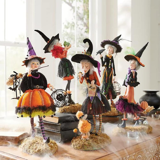 Halloween witch decoration