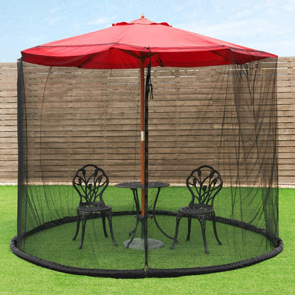 7.5-10 FT Patio Umbrella Mosquito Net