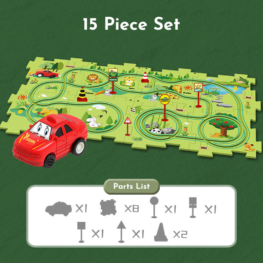 New children's car track puzzle set🧩