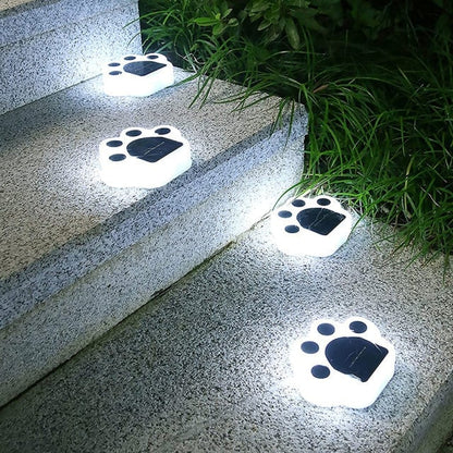 LED Solar Paw Lights