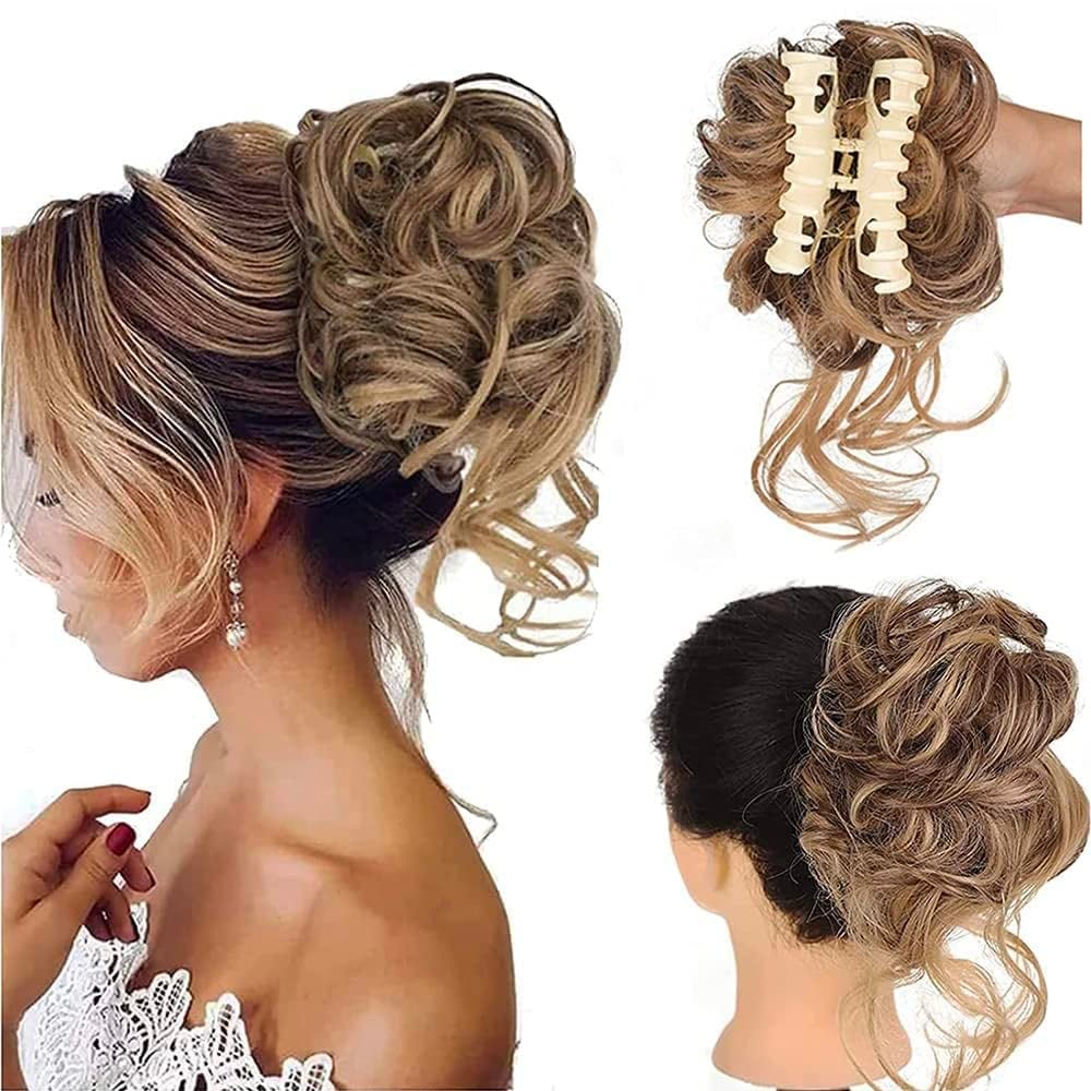 🔥Buy 1 Get 1 Free🔥Curly Bun Hair Claw Clips