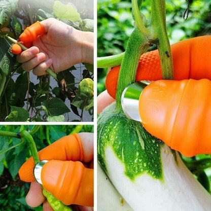 Multifunctional gardening thumb knife