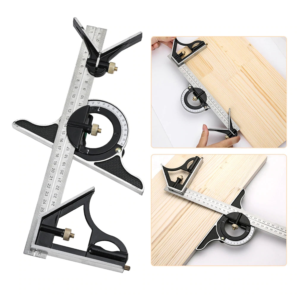 2024 New Multifunctional Combination of Movable Angle Ruler Set