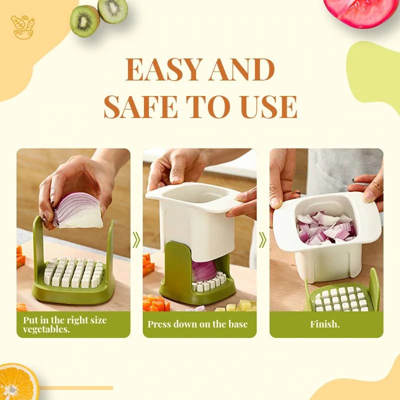 2024 New Design 2-in-1 Vegetable Chopper Dicing & Slitting