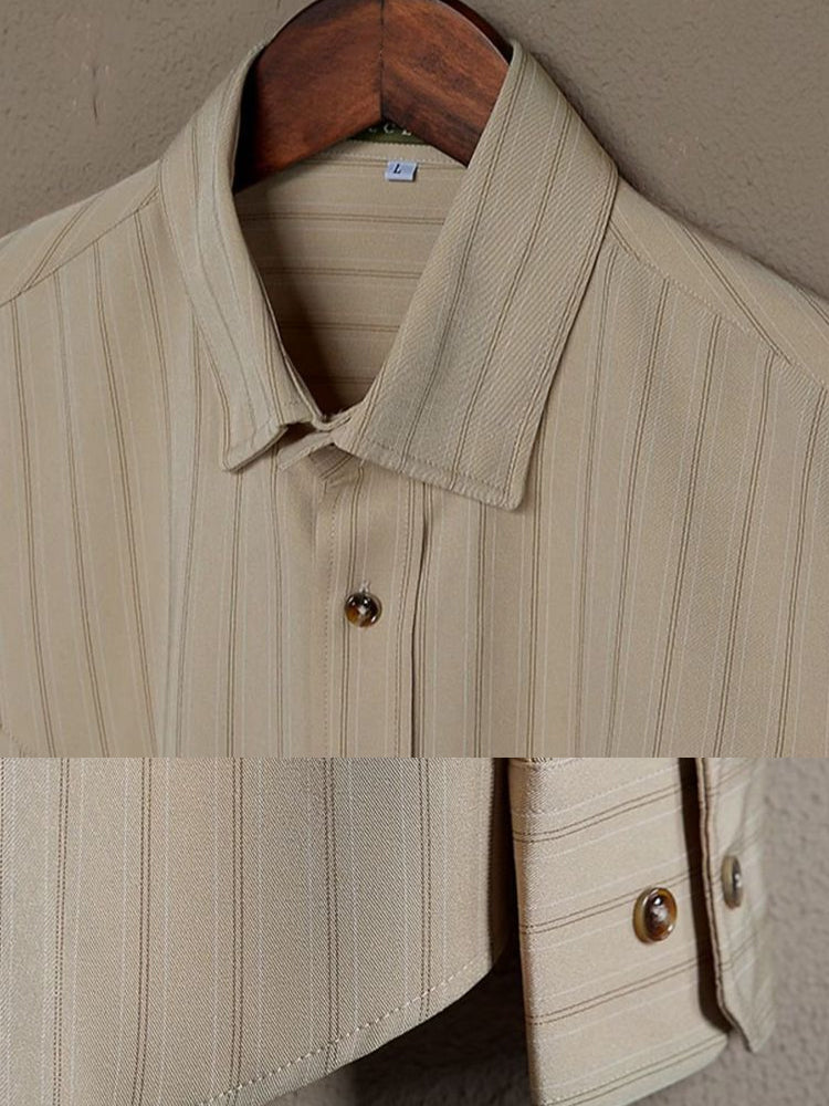 Men's Vintage Country Striped Shirt