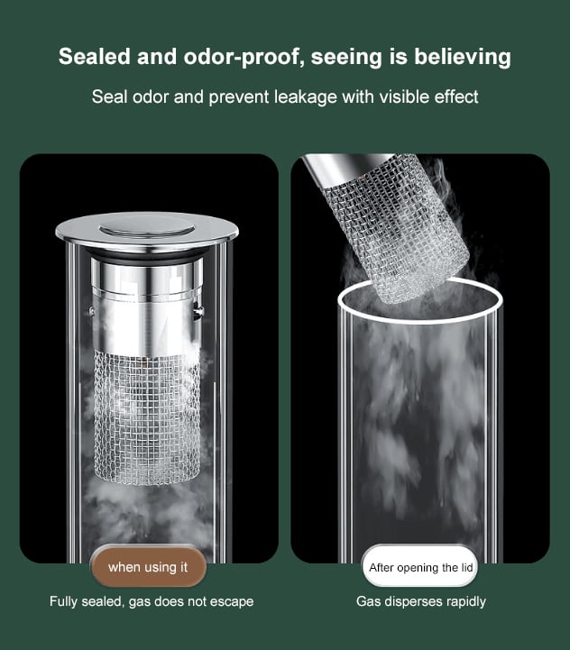 Isolate odor and prevent cockroaches-Stainless Steel Floor Drain Filter