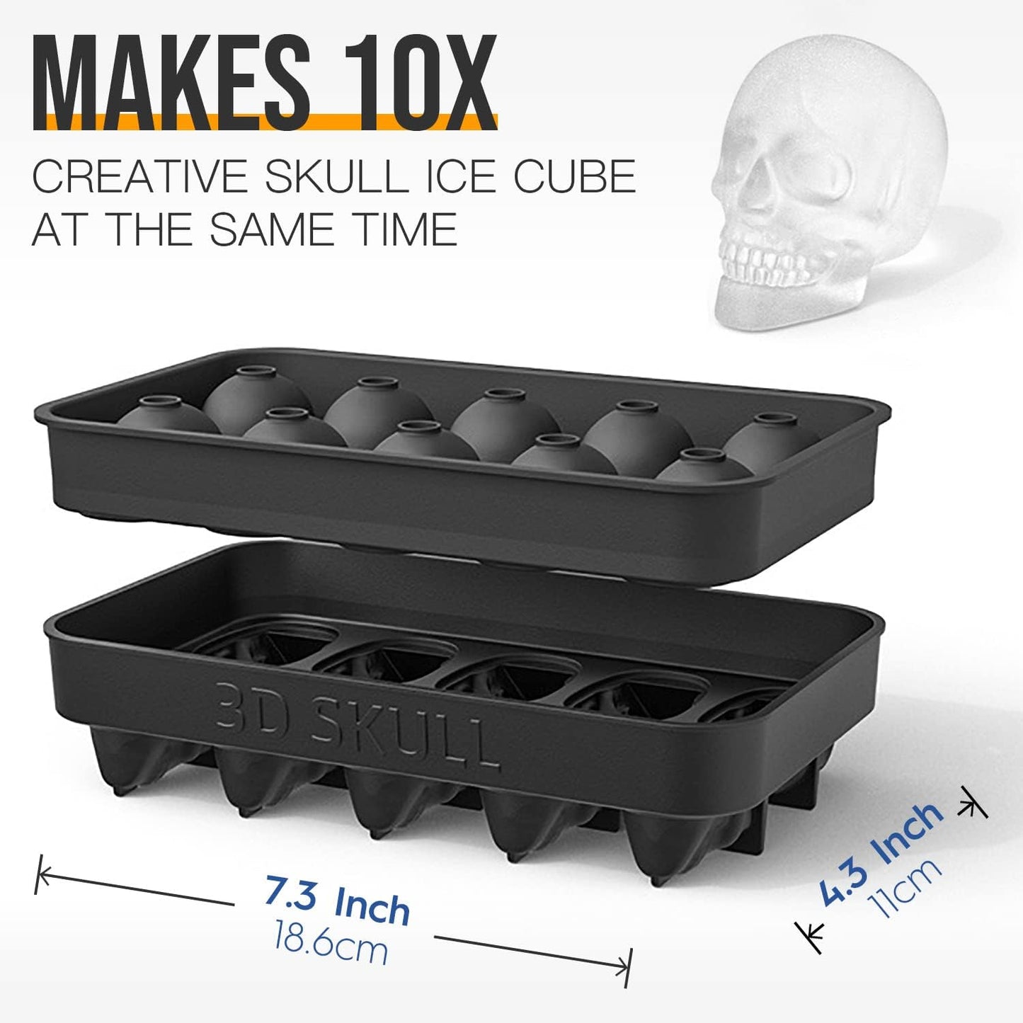 🔥Halloween Bakeware Haunted Skull