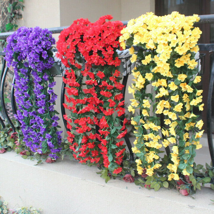 Vivid Beautiful Hanging Orchid Bunch