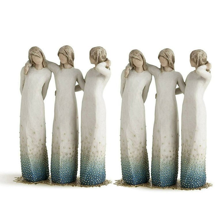 LAST DAY 49% OFF - By My Side, Sculpted Hand-Painted Figure