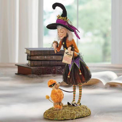 Halloween witch decoration