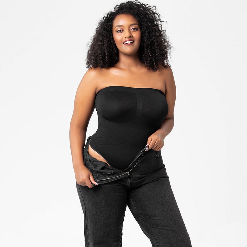 Bodysuit Shapewear with Removable Strap