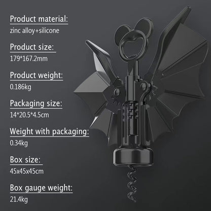 2024 Hot Sales-Spooky Bat Wine Opener