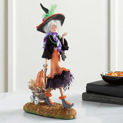 Halloween witch decoration