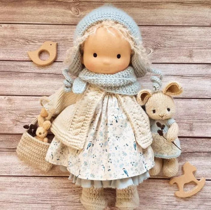 🎁🎁The Best Gift for Kids-Handmade Waldorf Doll👧(Buy2 Free Shipping)