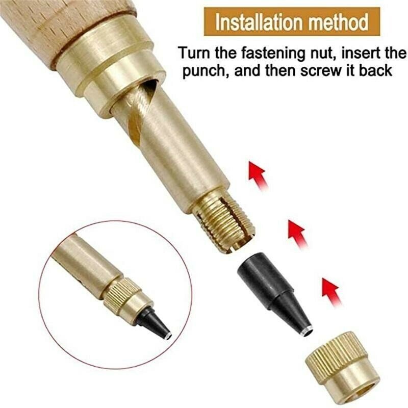 Buy 2 Free 1-50% OFF DIY Leather Punch Rotary Punch