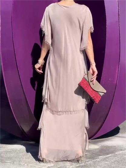 Last Day Promotion Elegant V-neck Maxi Dress(BUY 2 FREE SHIPPING)