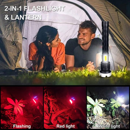 LED Rechargeable Tactical Laser Flashlight High Lumens-Buy 2 Free Shipping