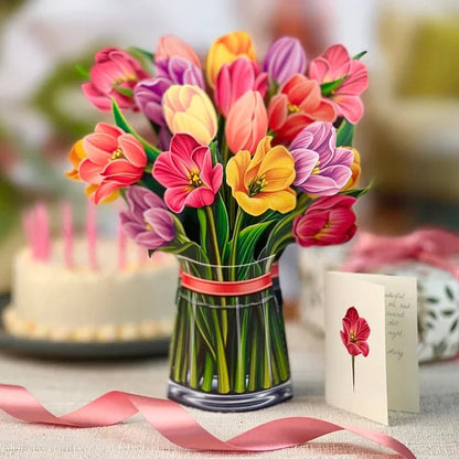 🔥Mother's Day Sale- SAVE 50% OFF🔥Pop Up Flower Bouquet Greeting Card