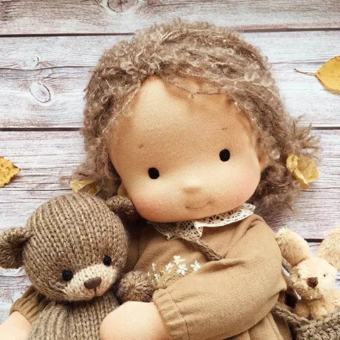 🎁🎁The Best Gift for Kids-Handmade Waldorf Doll👧(Buy2 Free Shipping)