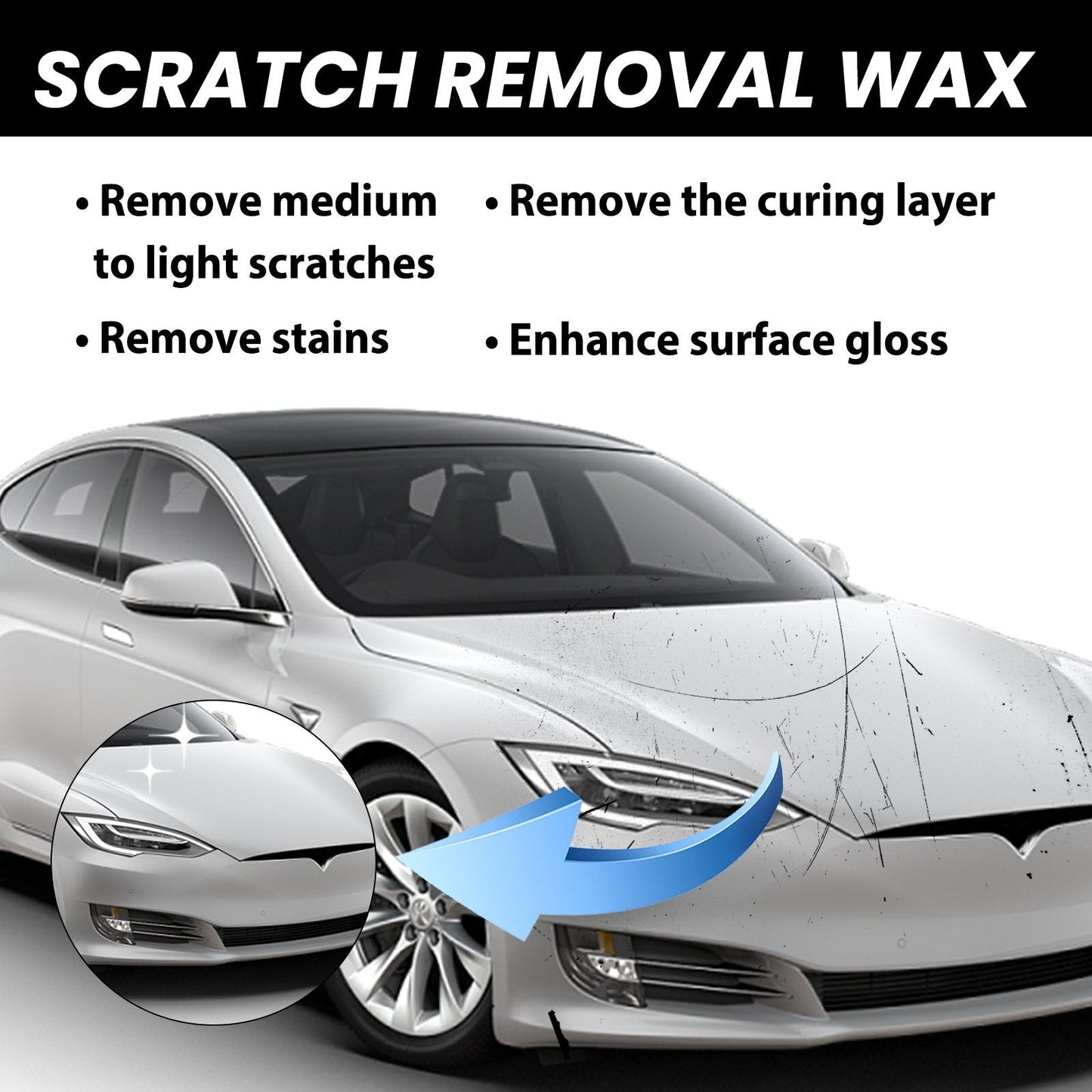 🔥49%🔥Car scratch repair wax🧨A must-have brand new car in the New Year