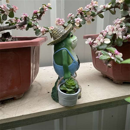 🔥HOT SALE🔥-🐸Funny Frogs Garden Statue😂