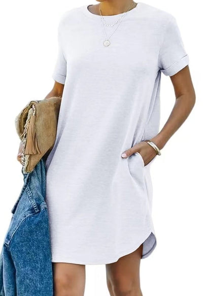 Short Sleeve T-shirt Dress(Buy 2 Free Shipping)