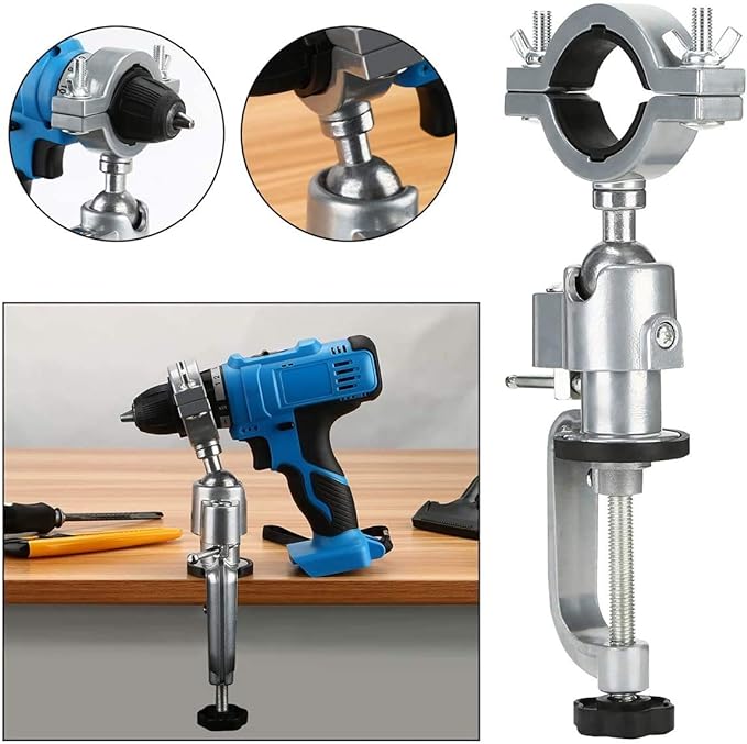 Flexible rotating electric grinder and electric drill universal rotating fixed bracket