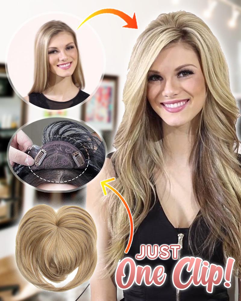 65% OFF-Magic Clip-on Hair Topper