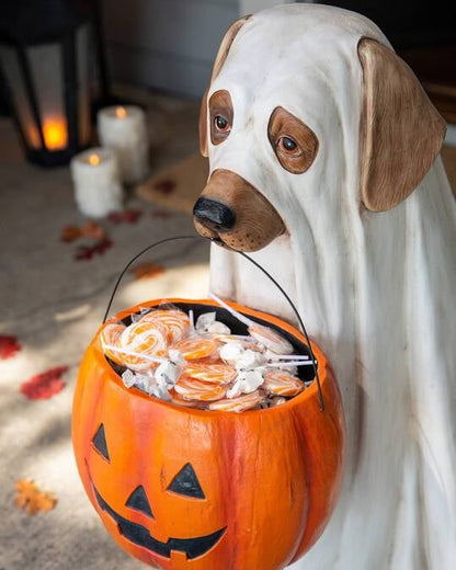 (🎃Halloween Hot Sale 49% OFF🎃) GHOST DOG CANDY BOWL