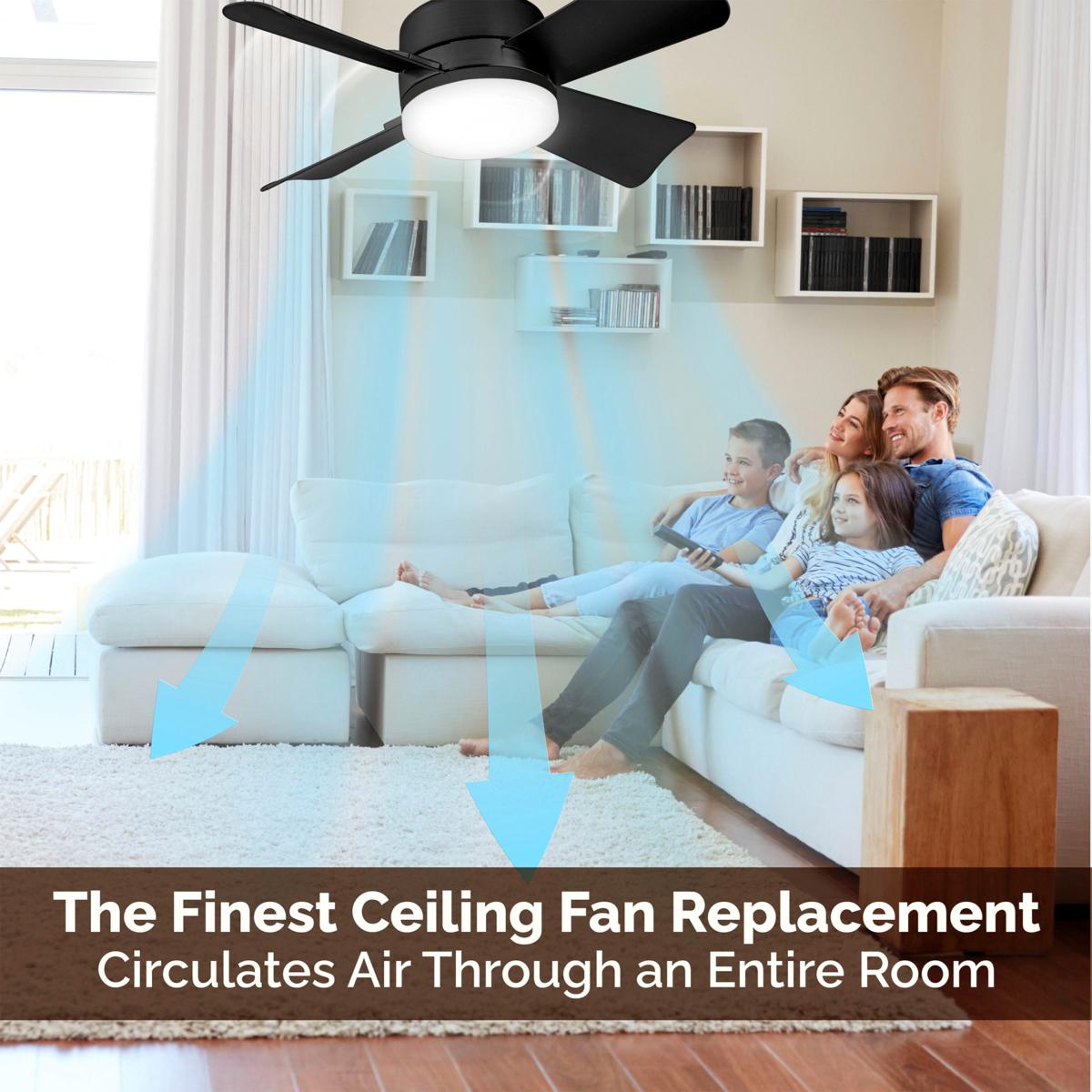 2024 New 2-IN-1 PORTABLE CEILING FAN & LIGHT with Remote Control