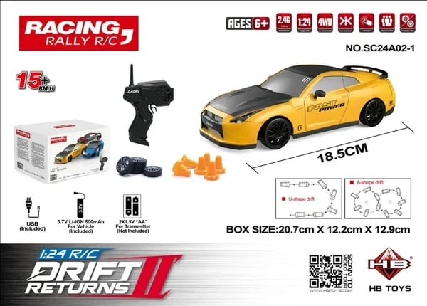 Tabletop Drift RC Car（Extreme speed and tough shell）