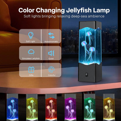 🔥Summer Hot Sale Promotion-49% OFF✨-Multicolor Jellyfish Lava Lamp