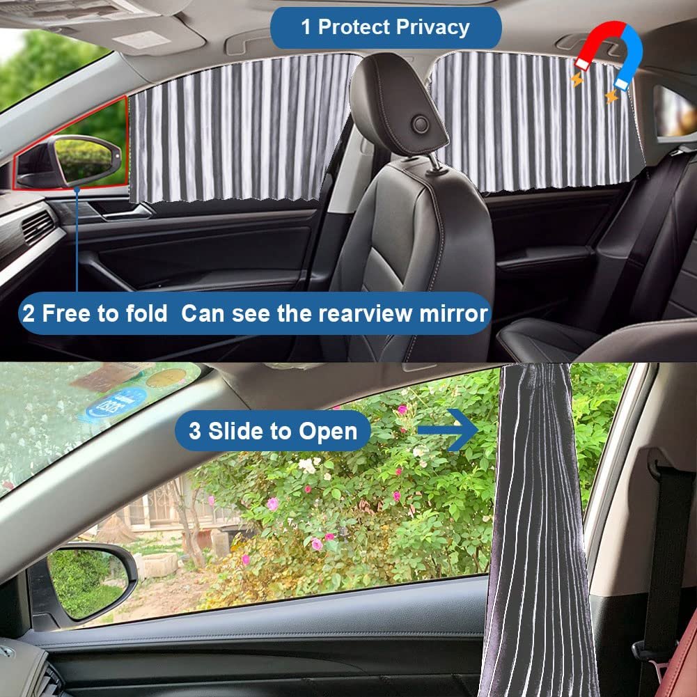 🔥Universal Fit Magnetic Car Side Window Privacy Sunshade