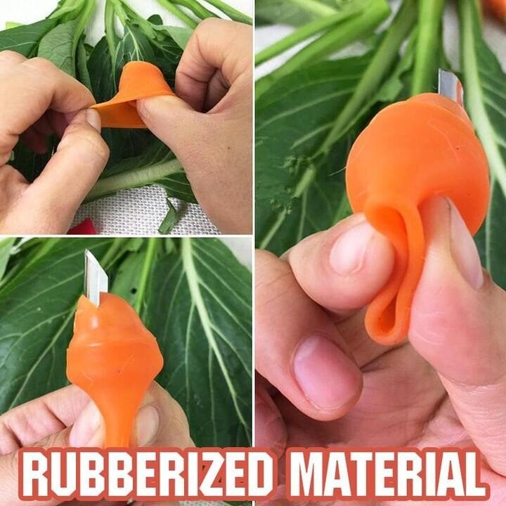 Multifunctional gardening thumb knife