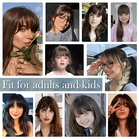 🔥🎀Clip in Bangs (High temperature filament)🔥