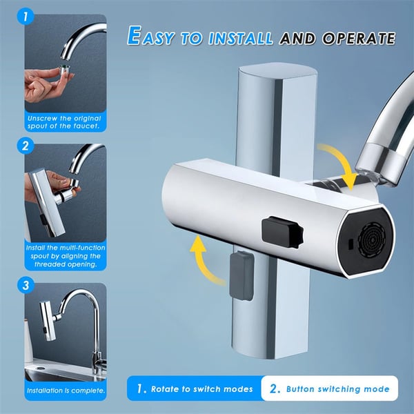 2024 New Waterfall Kitchen Faucet