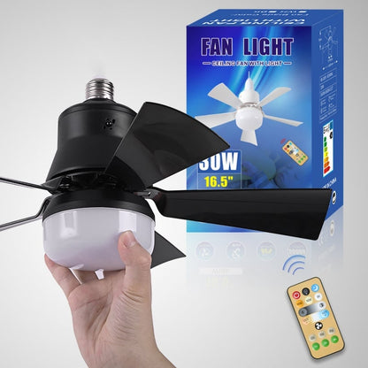 2024 New 2-IN-1 PORTABLE CEILING FAN & LIGHT with Remote Control