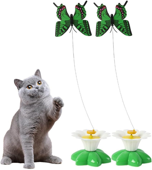 🦅9.99 USD🦅 -360 degree rotating electric flying bird cat toy😽