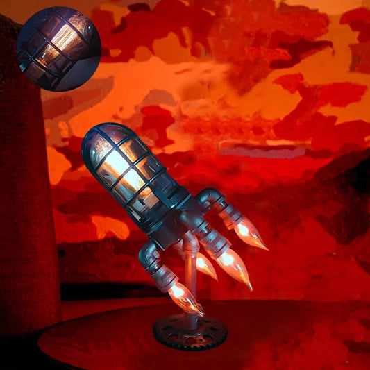 49% OFF Steampunk Rocket Lamp