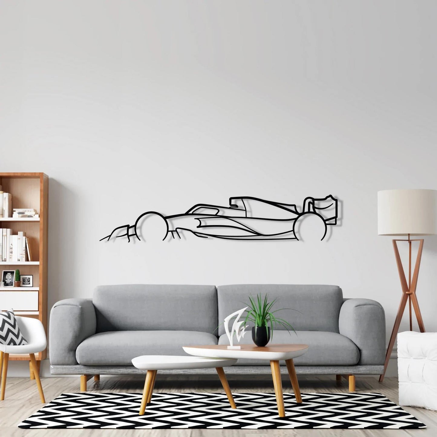 🎁🔥Car Metal Outline (Wall Artist)