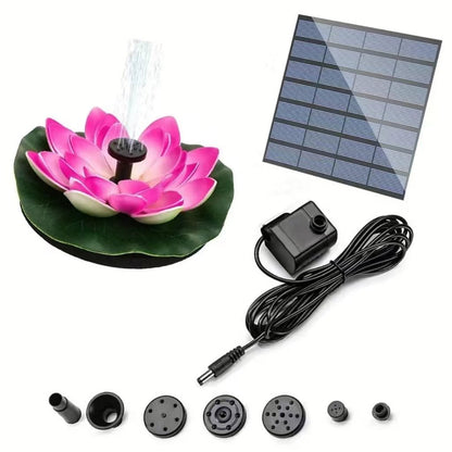 🔥BUY 2 GET 10% OFF🔥Lotus Shaped Solar Fountain Pond Decorative