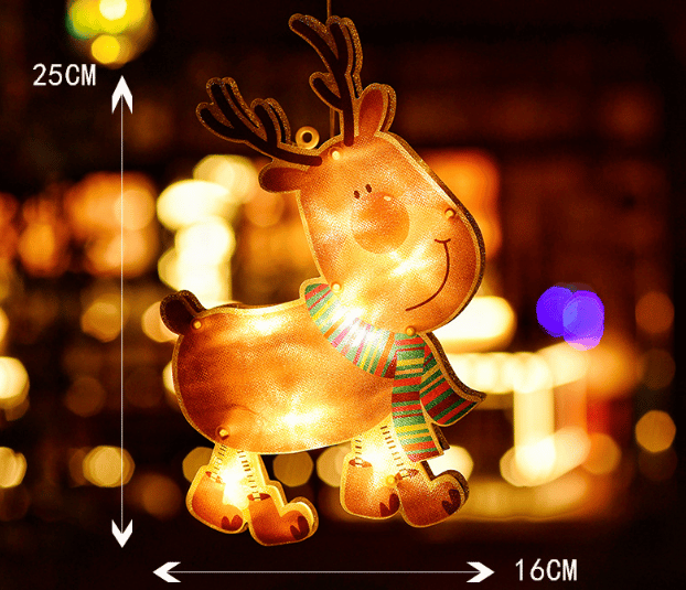 (🎅EARLY CHRISTMAS SALE - 48% OFF) CHRISTMAS WINDOW HANGING LIGHTS - Buy 4 FREE SHIPPING NOW!