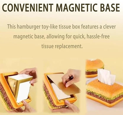 🔥Last Day Promotion - 49%OFF🔥Funny Hamburger Tissue Box