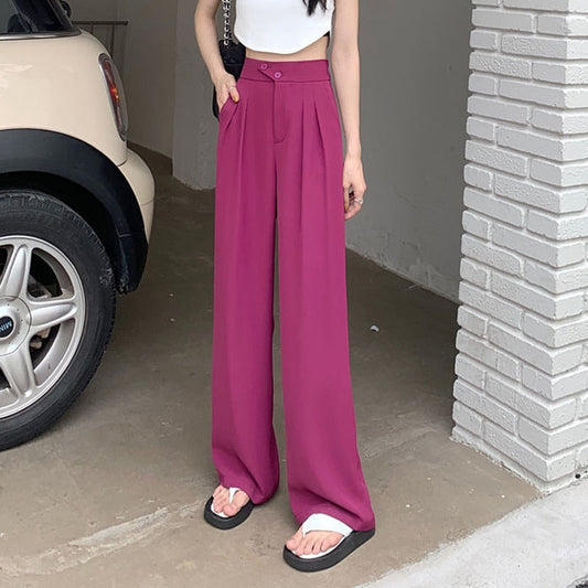 Woman's Casual Full-Length Loose Pants