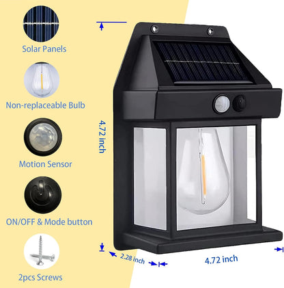 2024 New Outdoor Solar Wall Lamp