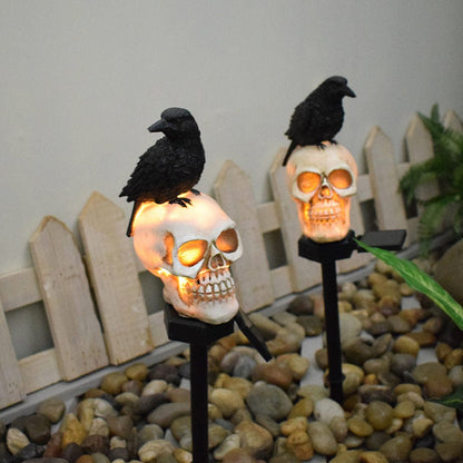 🔥 49% Off-Solar Skull Crow Waterproof Landscape Light