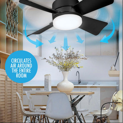 2024 New 2-IN-1 PORTABLE CEILING FAN & LIGHT with Remote Control