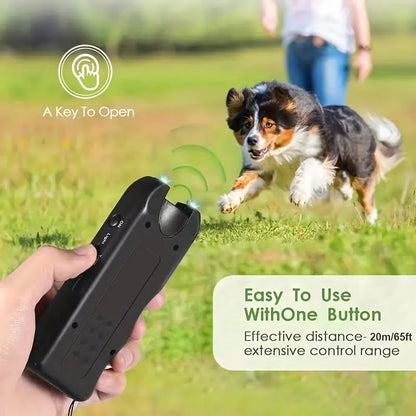 🔥Last Day Sale🔥-Handheld Bark Control Luminous Ultrasonic Dog Repeller